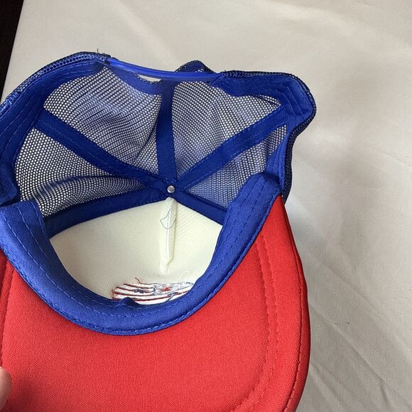 SHEIN Hat Red White And Blue American Flag NWOT - Picture 6 of 8